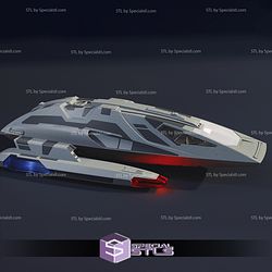 Type-11 Shuttlecraft STL Files Star Trek 3D Printing Figurine