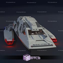 Type-11 Shuttlecraft STL Files Star Trek 3D Printing Figurine