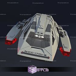 Type-11 Shuttlecraft STL Files Star Trek 3D Printing Figurine