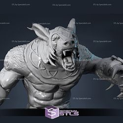 Ursa STL Files Dota 2 3D Printing Figurine