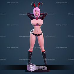 Bunny Girl NSFW V4 STL Files 3D Printing Figurine
