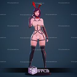 Bunny Girl NSFW V6 STL Files 3D Printing Figurine