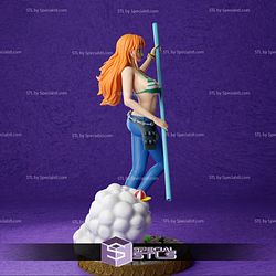 Nami STL Files V2 One Piece 3D Printing Figurine