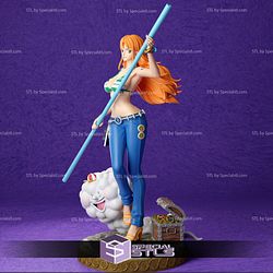 Nami STL Files V2 One Piece 3D Printing Figurine