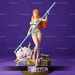 Nami STL Files V2 One Piece 3D Printing Figurine
