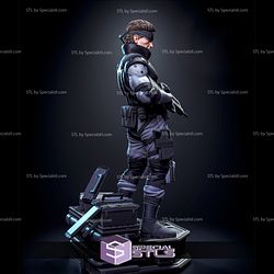 Solid Snake V2 STL Files Metal Gear Solid 3D Printing Figurine