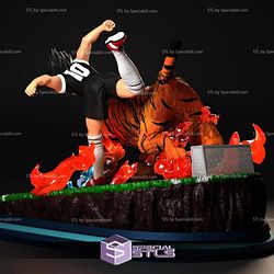 Steve Hyuga Lion V2 3D Printing Figurine Captain Tsubasa STL Files