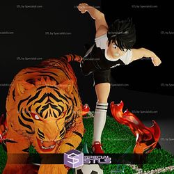 Steve Hyuga Lion V2 3D Printing Figurine Captain Tsubasa STL Files