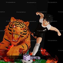 Steve Hyuga Lion V2 3D Printing Figurine Captain Tsubasa STL Files