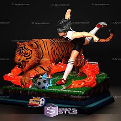 Steve Hyuga Lion V2 3D Printing Figurine Captain Tsubasa STL Files