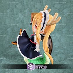 Tohru STL Files Miss Kobayashis Dragon Maid 3D Printing Figurine