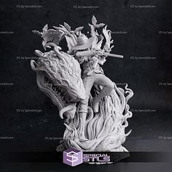 Alucard V2 STL Files Hellsing 3D Printing Figurine