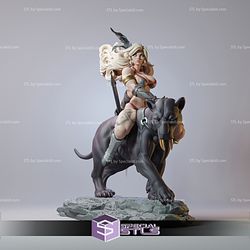 Amazon 3D Printing Figurine on Horse Dragons Crown 3D Printable