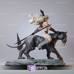 Amazon 3D Printing Figurine on Horse Dragons Crown 3D Printable