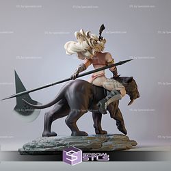 Amazon 3D Printing Figurine on Horse Dragons Crown 3D Printable