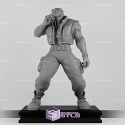 Charlie Nash 3D Printing Figurine Street Fighter STL Files