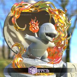 Charmander Switch 3D Printing Figurine Pokemon STL Files
