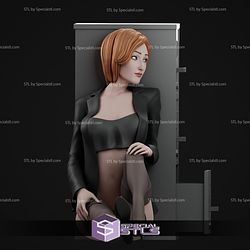 Dana Scully Gillian Anderson 3D Printing Figurine V2 The X-Files STL Files