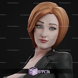 Dana Scully Gillian Anderson 3D Printing Figurine V2 The X-Files STL Files