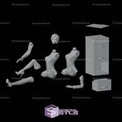Dana Scully Gillian Anderson 3D Printing Figurine V2 The X-Files STL Files