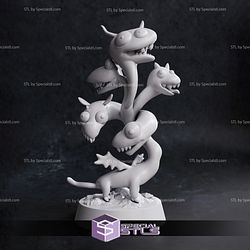 Derpy Tiamat 3D Printing Figurine STL Files Fanart