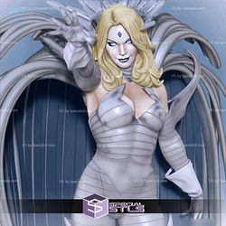 Emma Frost Sinister Version 3D Printing Figurine X Men STL Files