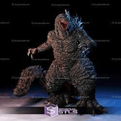 Godzilla V2 3D Printing Figurine STL Files Fanart