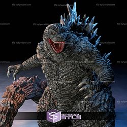 Godzilla V2 3D Printing Figurine STL Files Fanart