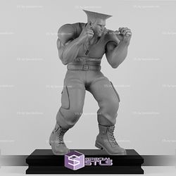 STL file GUILE STREET FIGHTER VIDEO GAMES BUST 👤・3D printing