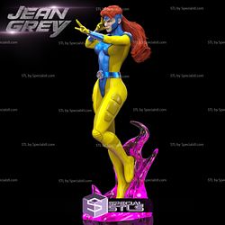 Jean Grey V5 3D Printing Figurine X Men STL Files
