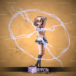 Mikoto Misaka 3D Printing Figurine RailGun STL Files