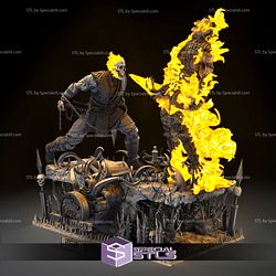 Scorpion and Sub Zero Toasty STL Files Spine Rip Diorama 3D Printing Figurine