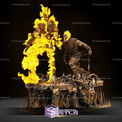 Scorpion and Sub Zero Toasty STL Files Spine Rip Diorama 3D Printing Figurine