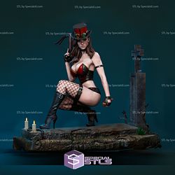 Liesel Van Helsing STL Files 3D Printing Figurine