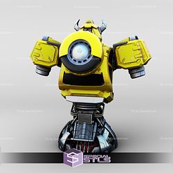 Bumblebee Bust STL Files Transformer 3D Printing Figurine