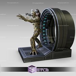 Rocket and Groot V3 STL Files Guardians of the Galaxy 3D Model