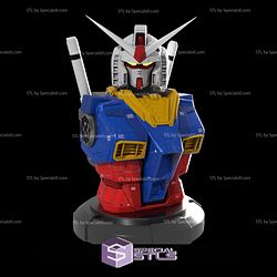 RX78 Gundam Bust STL Files