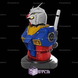 RX78 Gundam Bust STL Files