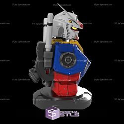 RX78 Gundam Bust STL Files