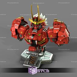 Shingen Takeda Gundam Bust STL Files