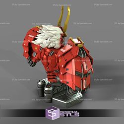 Shingen Takeda Gundam Bust STL Files