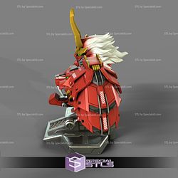 Shingen Takeda Gundam Bust STL Files