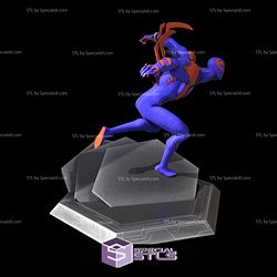 Spiderman 2099 Action Pose V3 STL Files 3D Printing Figurine