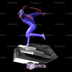Spiderman 2099 Action Pose V3 STL Files 3D Printing Figurine