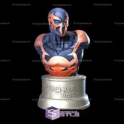 Spiderman 2099 Bust STL Files 3D Printing Figurine