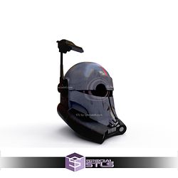 Cosplay STL Files Bad Batch Crosshair Helmet 3D Print Wearable