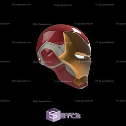 Cosplay STL Files Iron Man MK85 Helmet 3D Print Wearable