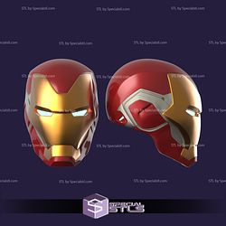 Cosplay STL Files Iron Man MK85 Helmet 3D Print Wearable