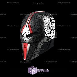 Cosplay STL Files Lord Adraas Helmet Starwars 3D Print Wearable