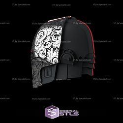 Cosplay STL Files Lord Adraas Helmet Starwars 3D Print Wearable